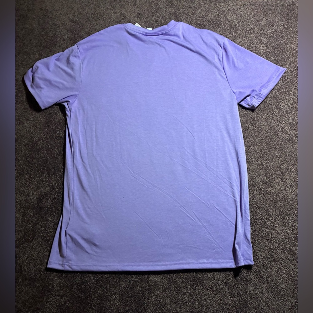 LuLaRoe Purple Lake Life Graphic Tee Womans Size Large NWT - Picture 2 of 4